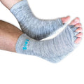 Bamboo Foot Alignment Socks - Toe Separators for Women & Men, Plantar Fasciitis, Bunions, Yoga Sports Gym Massage Toe Spacers for Foot Alignment