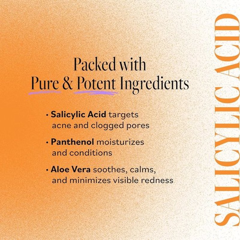 DERMA E Acne Oil Control Face Moisturizer - Matte Cream with Salicylic Acid & Tea Tree Oil | 2 Oz for Blemish-Free Skin