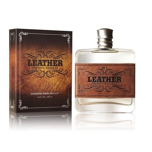 Tru Western Leather Men's Cologne - Woodsy & Leathery Scent, 3.4 fl oz (100 ml)