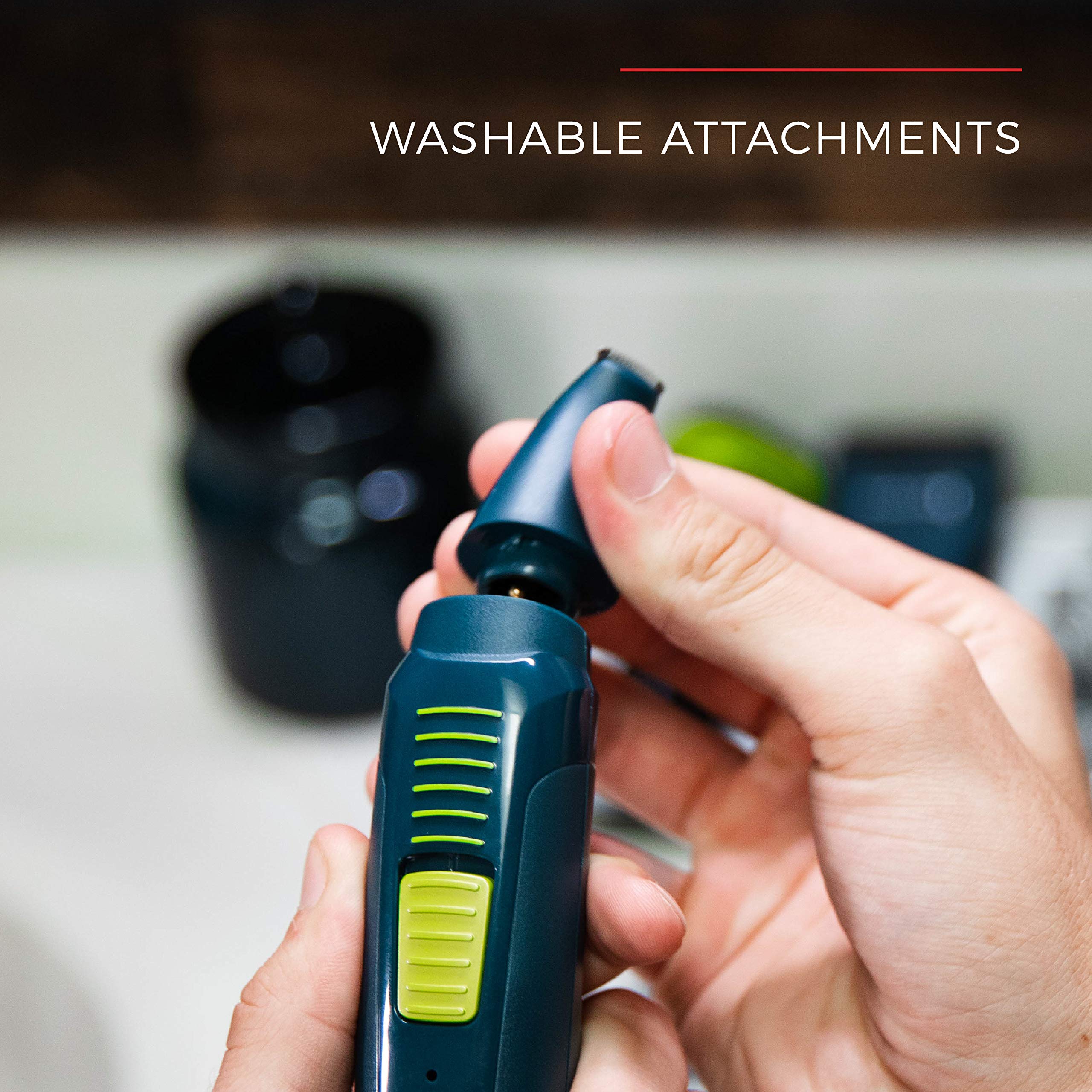 Remington Ultrastyle Total Grooming Kit, Rechargeable, Teal and Green