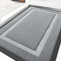 OLANLY Waterproof Front Door Mat - All-Season Indoor/Outdoor Doormat, Easy Clean, 33x21, Ash Gray