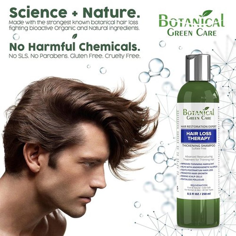 Skiennix Hair Loss Therapy Shampoo - Strengthening & Volumizing, Sulfate-Free, DHT Blocker, Color Safe