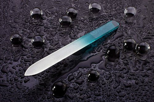 Bywabeé Etched Crystal Glass Nail File Set