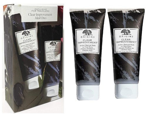 Origins Clear Improvement Mask Duo - Exclusive Travel Size for Radiant Skin