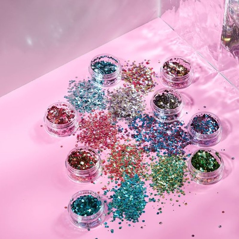 Mystic Bio Biodegradable Eco Chunky Glitter by Moon Glitter - 100% Cosmetic Bio Glitter for Face, Body, Nails, Hair and Lips - 3g - Masquerade