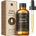 Organic Argan Oil by Moroccan Beauty - Cold Pressed 3.4 Fl Oz | Vitamin E Rich Moisturizer for Hair, Skin & Nails