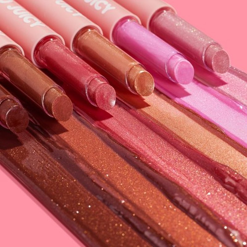 ColourPop So Juicy Plumping Lip Gloss Balm - Hydrating Lip Gloss & Balm with Peptides & Pearl Finish - Non-Sticky Formula - Visibly Plumps Lips & Delivers Buildable Color - Tini Time (0.07 oz)