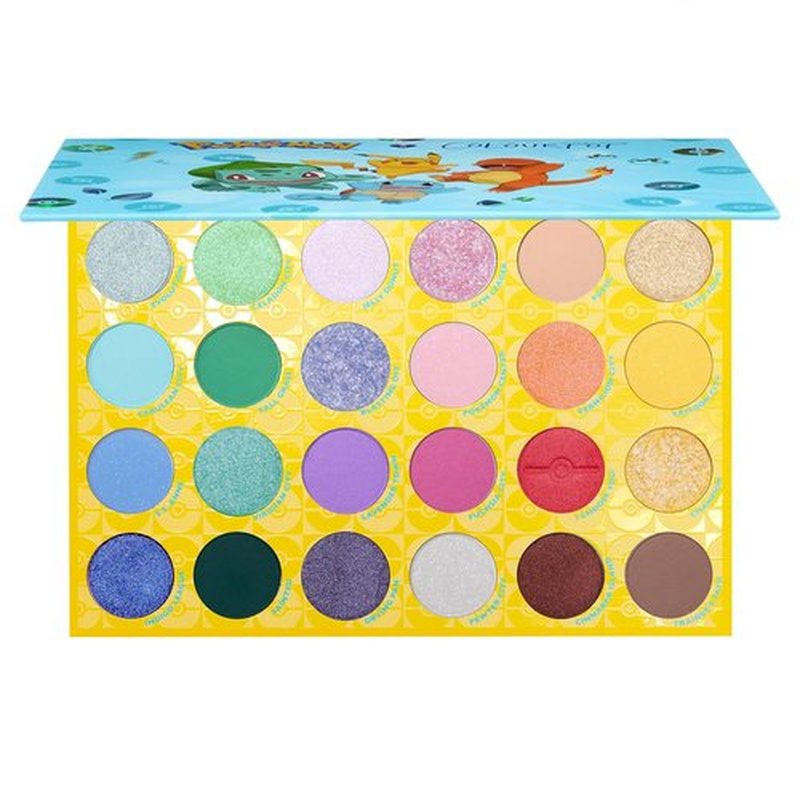 ColourPop x Pokémon Bundle - Pallet Town Eyeshadow Palette & Color Changing Lip Balm (2 Count)