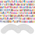 Custom Body Art Airbrush Nail Stencils - Nail Art Stencils Series #1: 260 Unique Designs from 20 Individual Templates