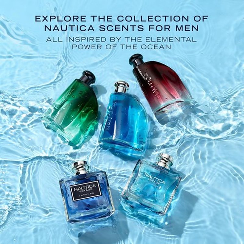 Nautica Voyage Eau De Toilette - Fresh Fruity Cologne for Men | Long-Lasting 3.3 Fl Oz