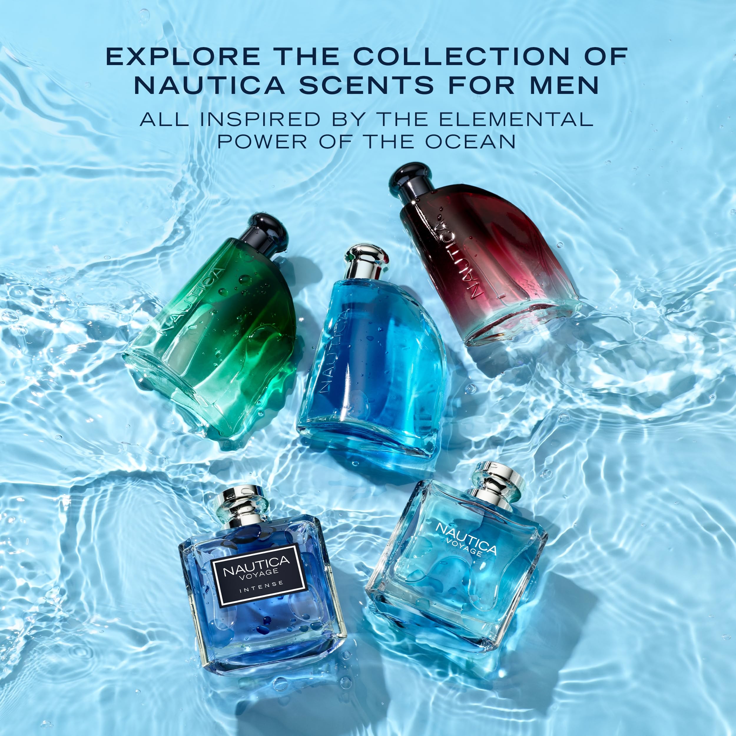 Nautica Blue Giftset 1.6 fl oz EDT + 5.9 oz Deodorizing Body Spray, Notes of Basil, Jasmine, and Cedarwood, Men's Fragrance, Long Lasting, Everyday Fragrance