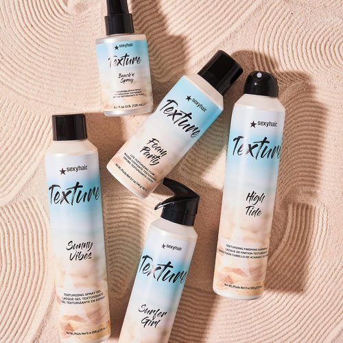 SexyHair Texture Surfer Girl Dry Texturizing Spray - Natural Shine & 24-Hour Humidity Resistance for All Hair Types
