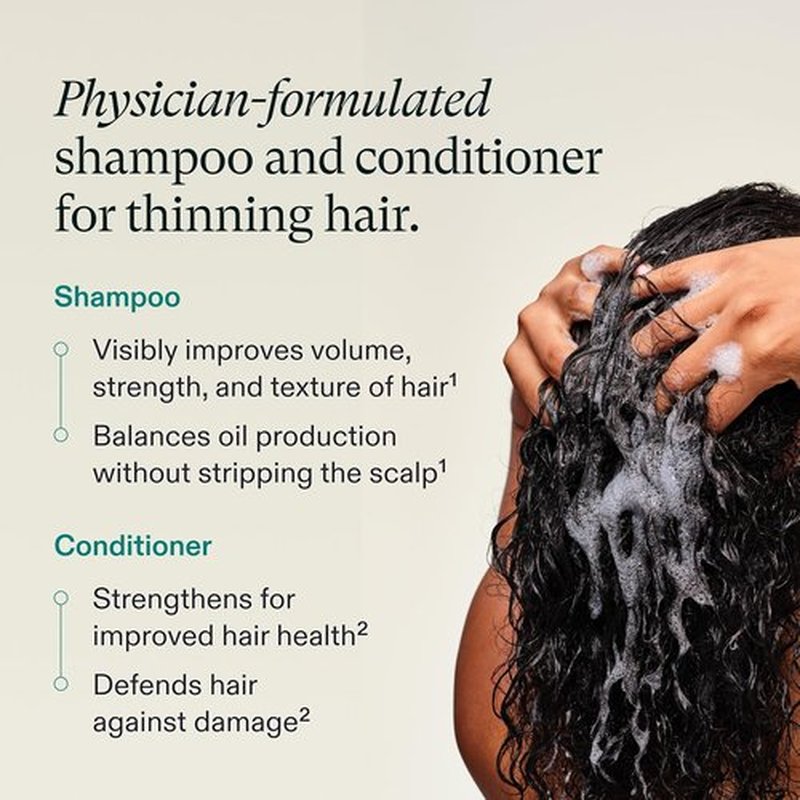 Nutrafol Shampoo - Hydrating Cleanser for Thinning Hair | Boosts Volume, Strength & Texture
