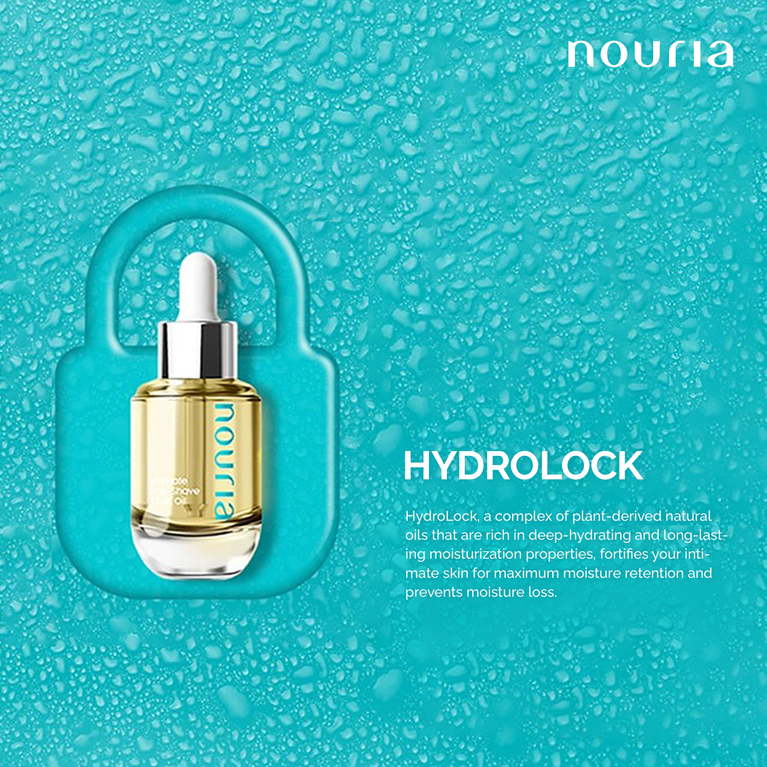 IntiMD Coochy Plus HydroLock Moisturizing+ 3-Steps Kit Intimate Shave Gift Set: Nouria Pre-Shave Elixir Oil + Coochy Plus Shave Cream Citrus Elixir + Coochy Plus After Shave Protection Mist