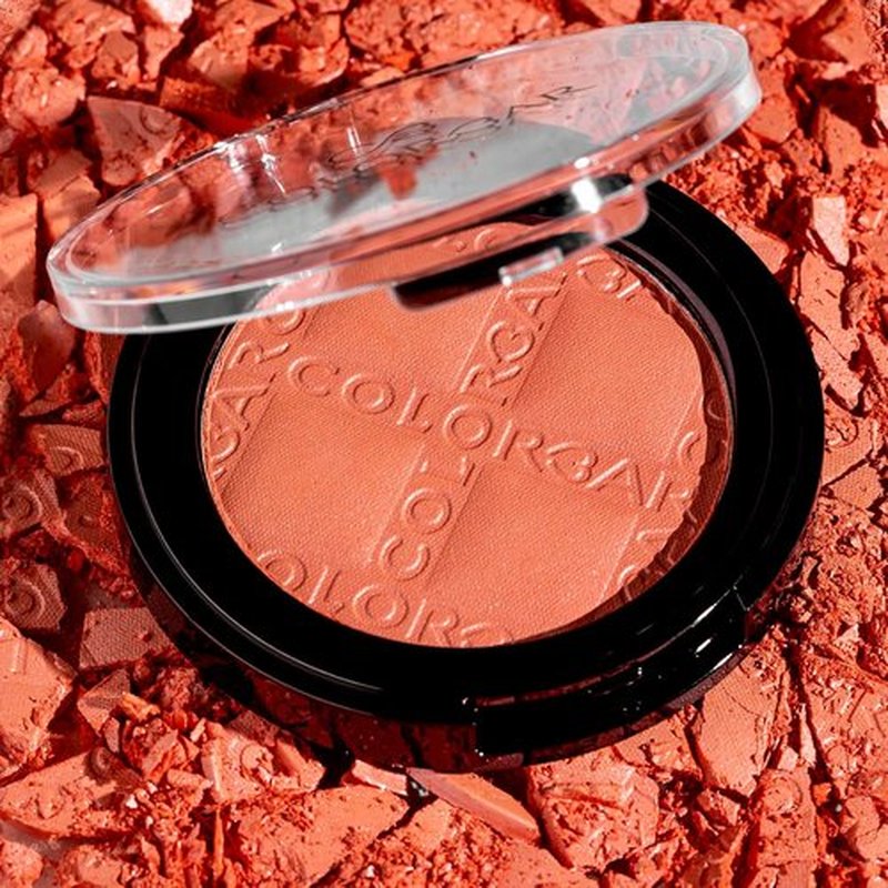 Colorbar Cheekillusion Blush - Lightweight Silky Powder Blush - Long-Lasting Buildable Color - 016 Sweet Scarlet - 0.14 oz