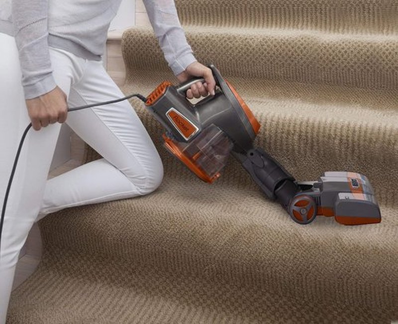 Shark Rocket HV302 Ultra-Light Corded Vacuum - Versatile Carpet & Hard Floor Cleaner, Orange