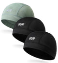 THINDUST 3-Pack Camo Helmet Liner Skull Cap Breathable Mesh for Men Women
