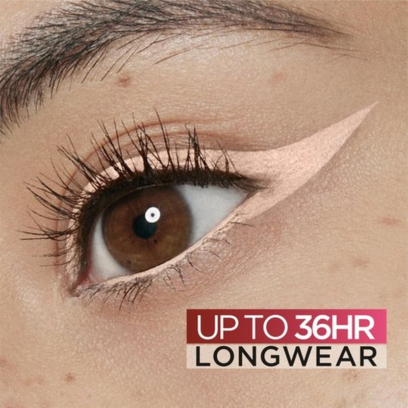 L'Oreal Paris Infallible Grip Mechanical Gel Eyeliner Pencil, Smudge-Resistant, Waterproof Eye Makeup with Up to 36HR Wear, Bright Nude, 0.01 Oz