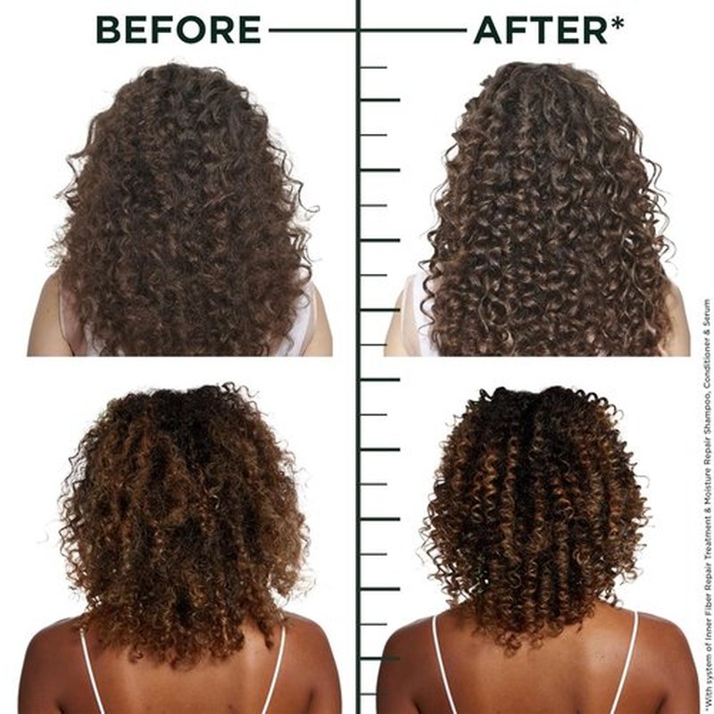 Garnier Fructis Moisture Repair Shampoo - Sulfate-Free Formula for Curly & Wavy Hair | 10.1 Fl Oz