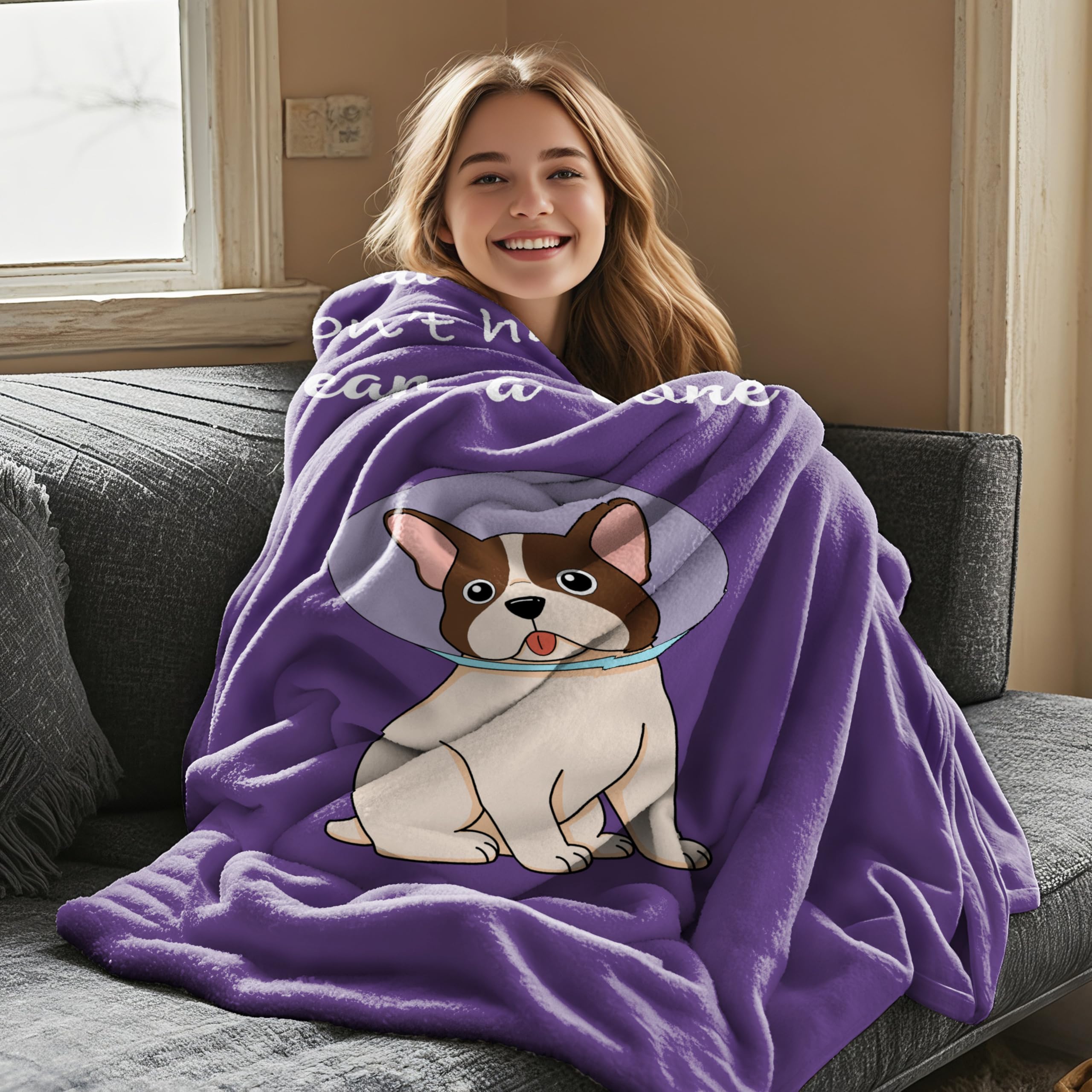 Jetuconme Get Well Soon Gifts for Women,After Surgery Recovery Gifts for Women,Sympathy Gift,Feel Better Gift for Woman,Get Well Soon Blanket 50"X60" for Napping Bed Sofa