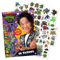 Teenage Mutant Ninja Turtles Temporary Tattoos for Kids (50 pack). Made in the USA w Certified Safe Ink. Kids Birthday Party Supplies & Party Favors. Temporary Tattoos Stickers Set for Girls and Boys