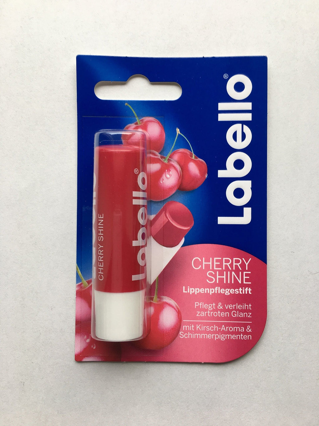 Labello Pearly Shine, Labello Watermelon Shine, Labello Cherry Shine Lip Balm Bundle