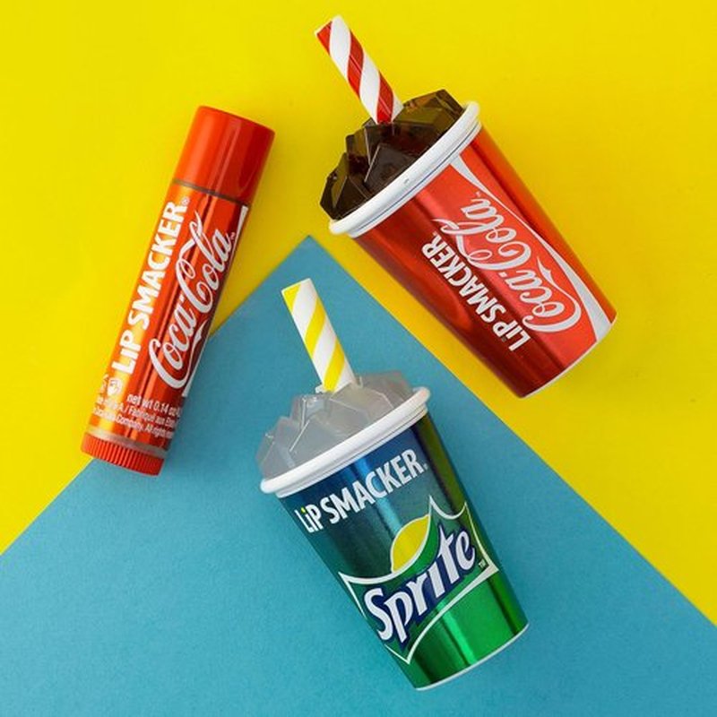 Lip Smacker Coca-Cola Collection Lip Balm - Fun Trio of Coca-Cola & Sprite Flavors for Kids