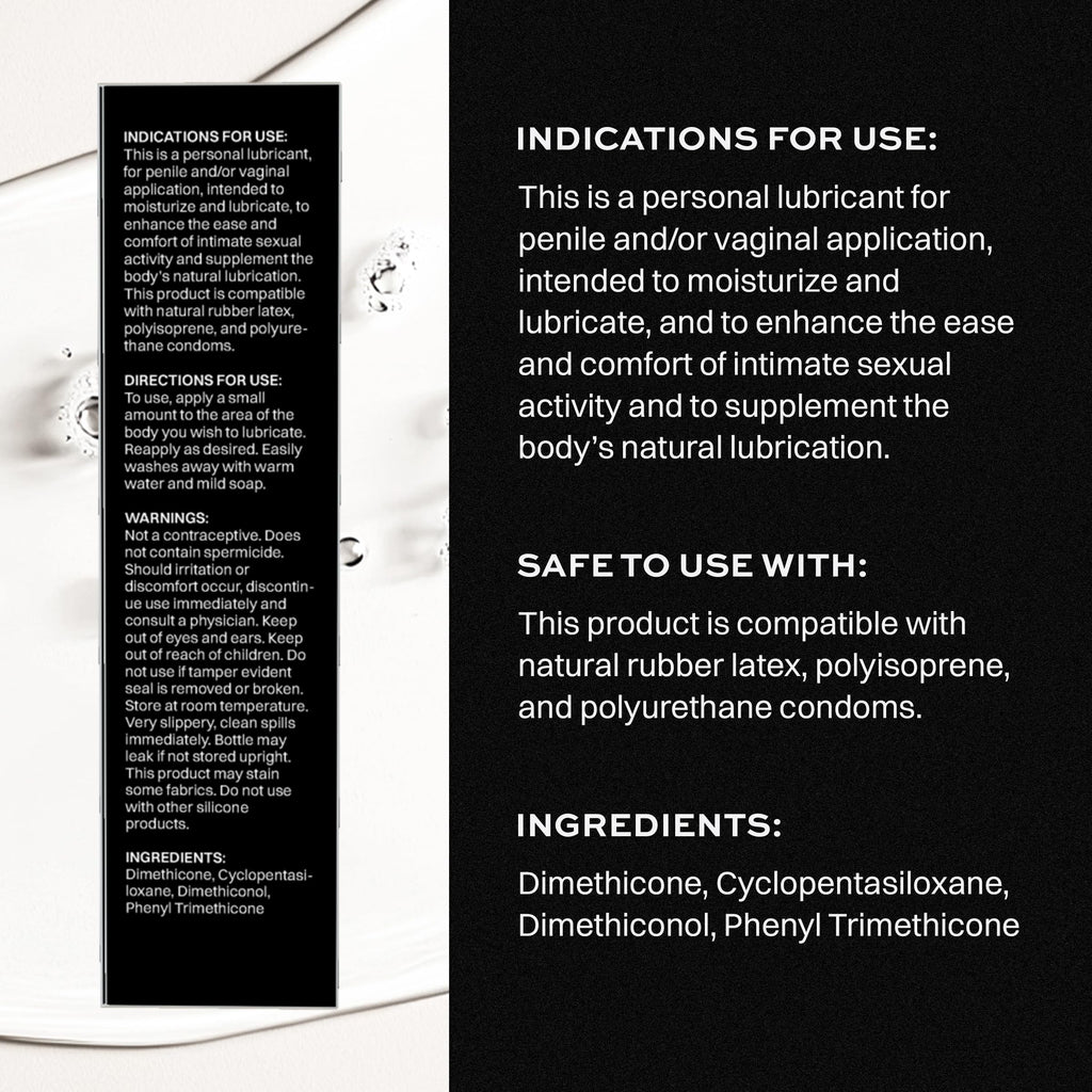 Wet Platinum Silicone-Based Personal Lubricant | Ultra Smooth, Super Slick, Hypoallergenic, Long-Lasting Performance, Waterproof Formula| Lube for Men, Women & Couples, 9 fl oz