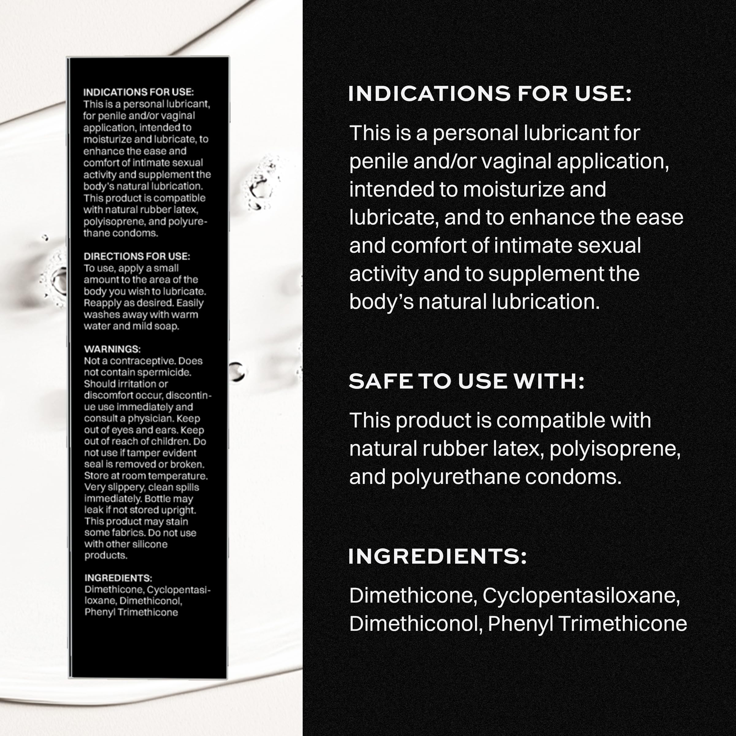Wet Platinum Silicone-Based Personal Lubricant | Ultra Smooth, Super Slick, Hypoallergenic, Long-Lasting Performance, Waterproof Formula| Lube for Men, Women & Couples, 9 fl oz