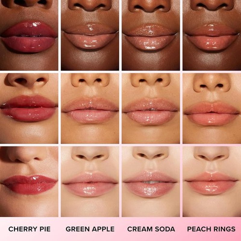Too Faced Kissing Jelly Lip Oil Gloss - Hydrating Lip Oil & Gloss Hybrid for Moisture & Shine