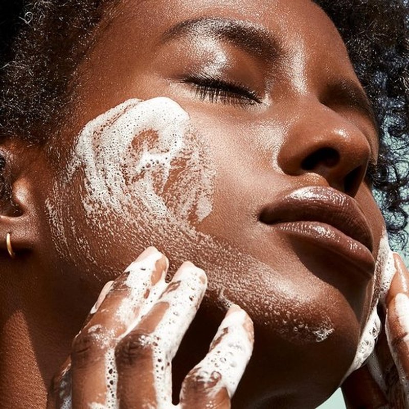 Biossance Squalane + Amino Aloe Face Wash - Hydrating Foaming Cleanser for All Skin Types | Removes Makeup & Deep Cleans Pores
