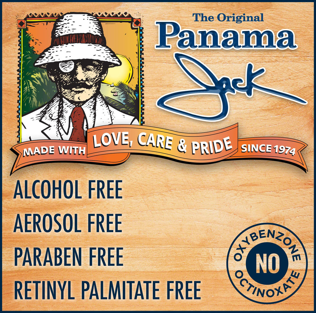 Panama Jack Trophy Suntan Oil - Contains No Sunscreen Protection (0 SPF), Light Formula with Exotic Oils, Aloe and Cocoa Butter, Tropical Fragrance, 5.5 OZ (Pack of 2)