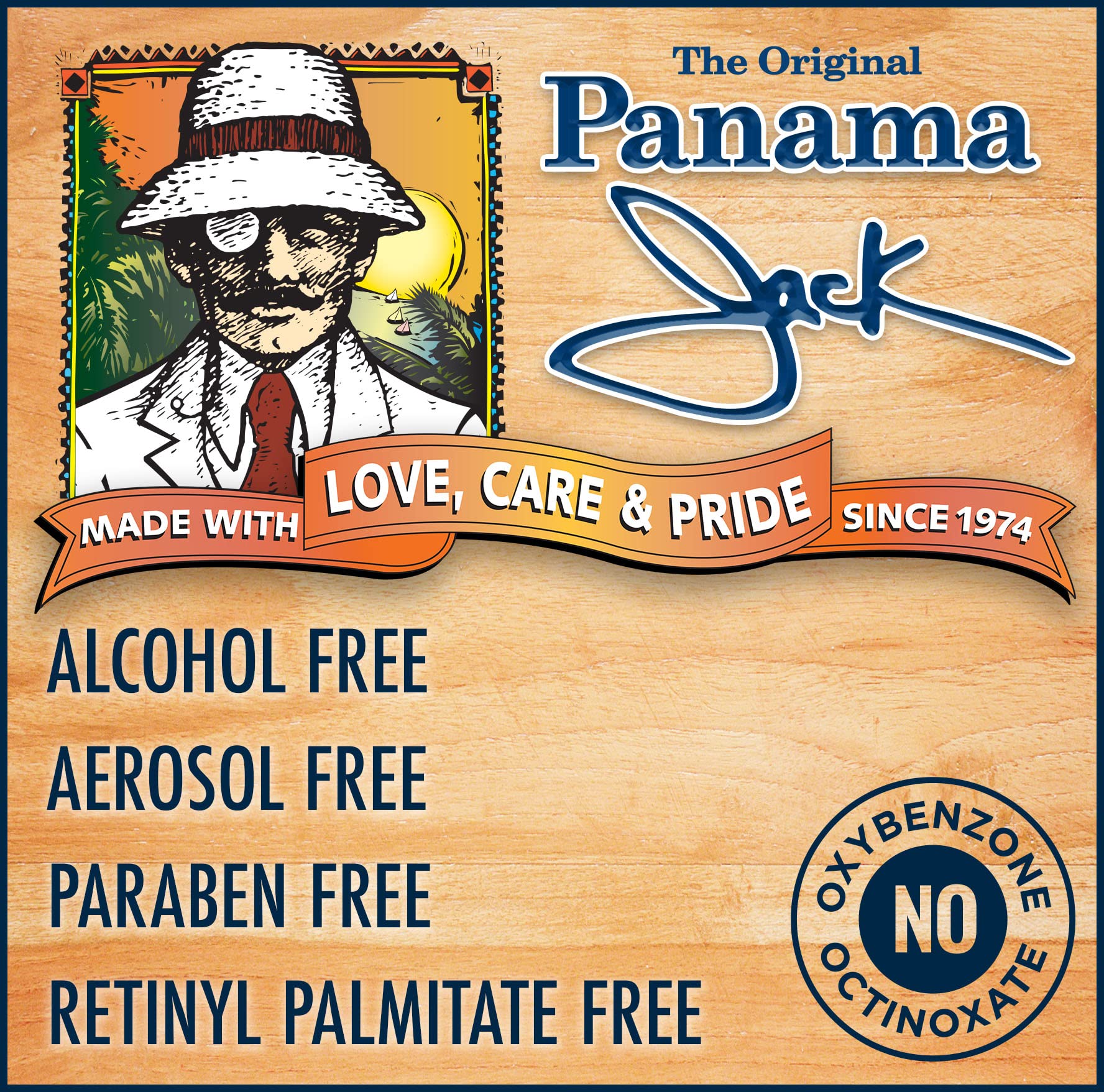 Panama Jack Trophy Suntan Oil - Contains No Sunscreen Protection (0 SPF), Light Formula with Exotic Oils, Aloe and Cocoa Butter, Tropical Fragrance, 5.5 OZ (Pack of 2)