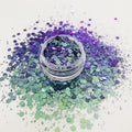 15 Grams/jar - Changeable Chunky Mixes Sequins Glitter - Festival Rave Beauty Makeup Face Body Nail Art Tumbler Decoration PCM47