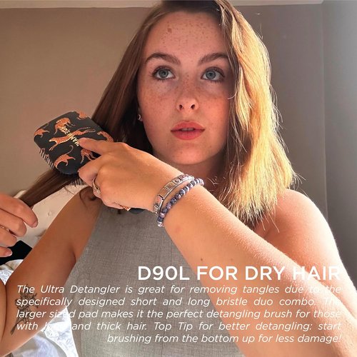 Denman D90L Tangle Tamer Ultra Brush - Effortless Detangling for All Hair Types