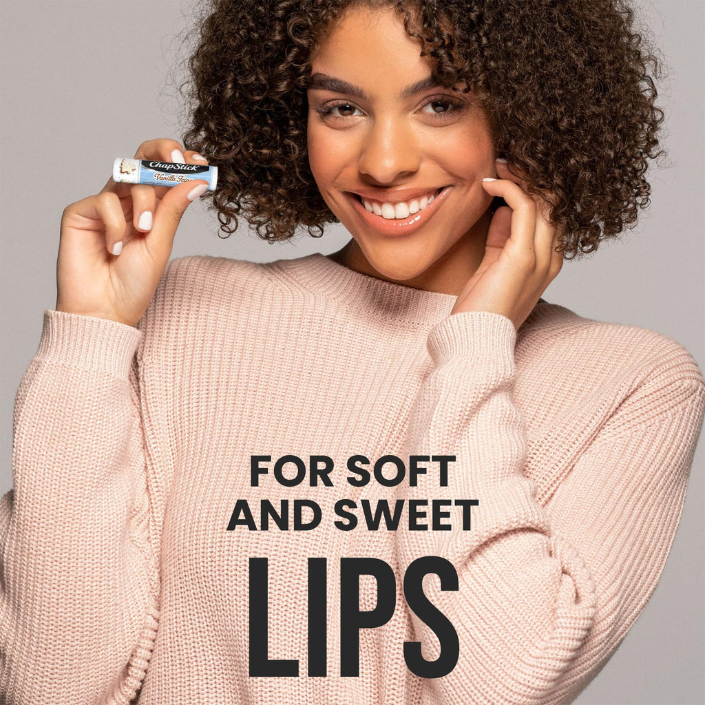 ChapStick Lip Balm, Vanilla Icing, Variety 12-Pack – Moisturizing Care, 0.15 Oz Each