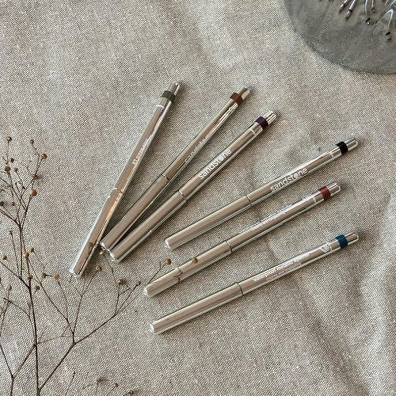 Sandstone Scandinavia Hypoallergenic Waterproof Eyeliner Pencil - Green | Fragrance-Free, Vegan, Smudge-Proof for Sensitive Eyes