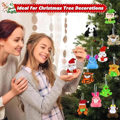 Skiennix Christmas Advent Calendar 2025 - 24 Days of Surprises with Mini Plush Toys | Perfect for Kids and Teens