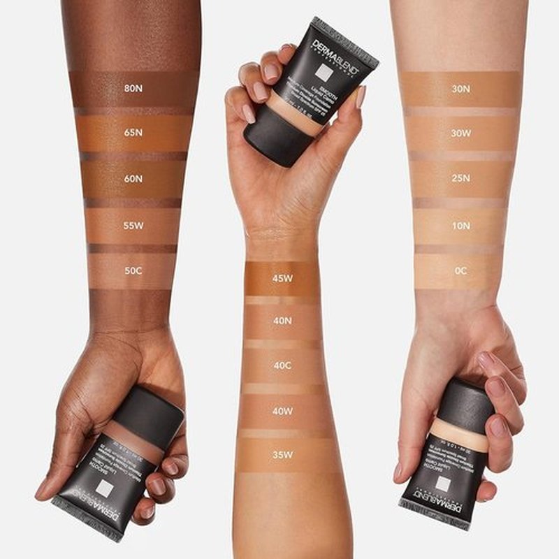 Dermablend Smooth Liquid Foundation - Flawless Coverage for All Skin Types | Long-Lasting Wear
