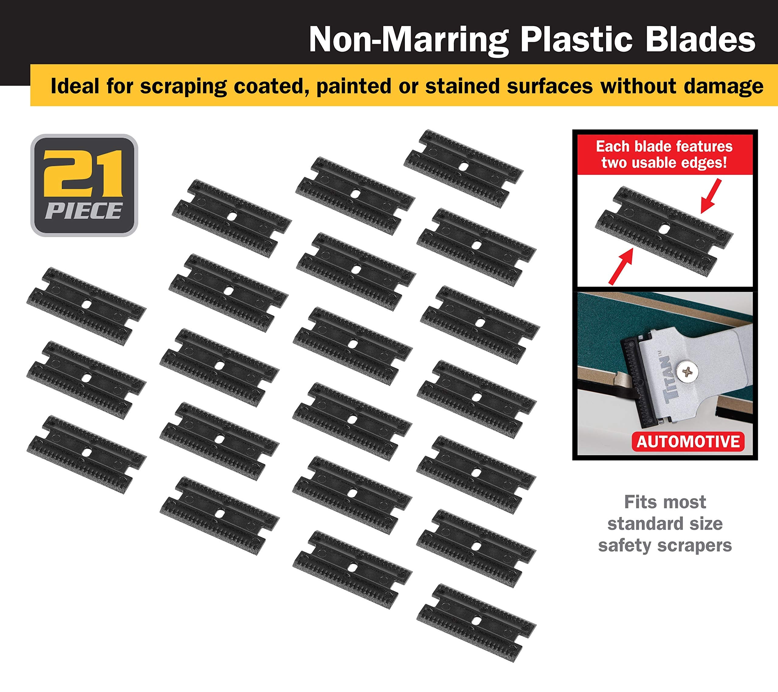 Titan 59400 4-Piece Scraper Set with 42 Replacement Blades