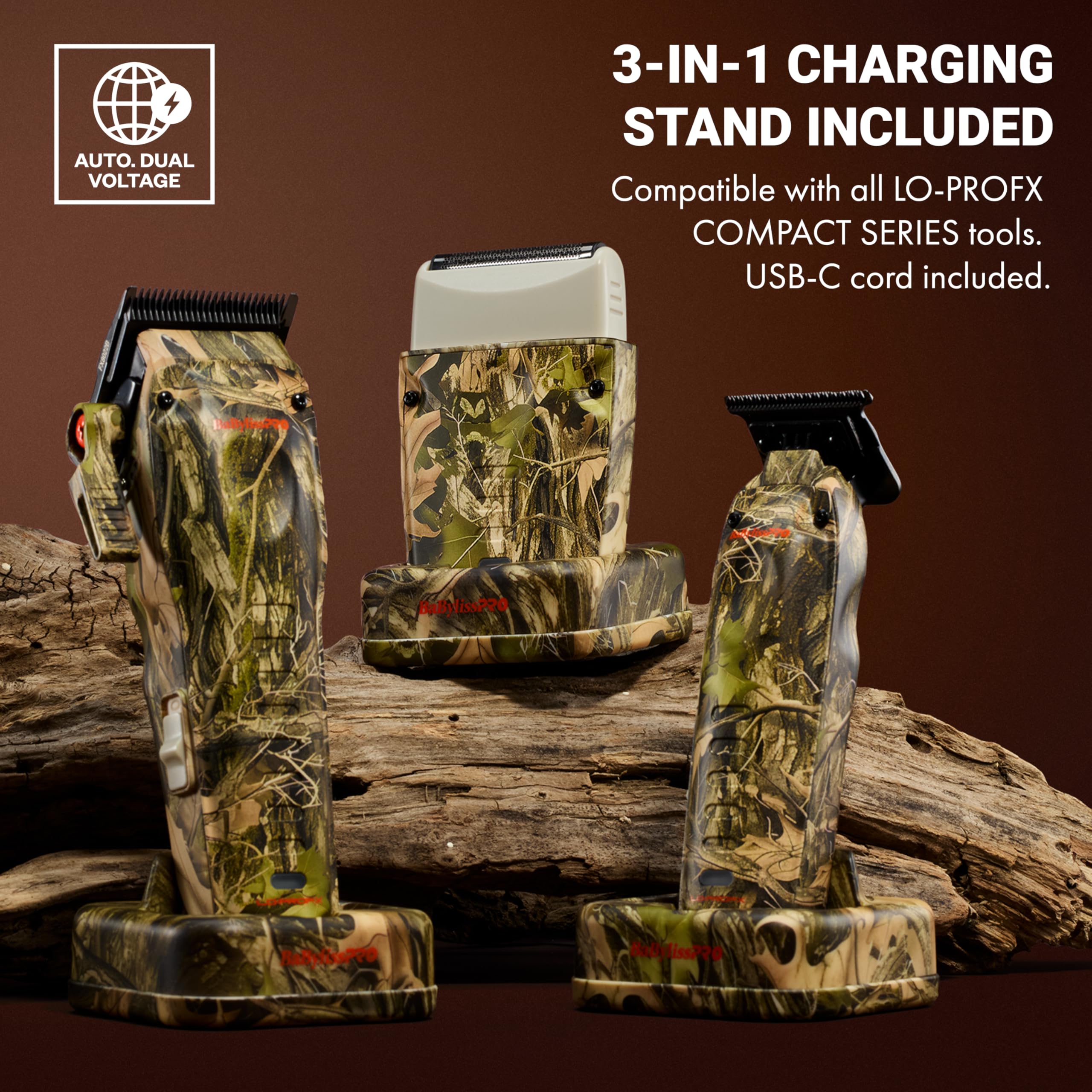 BaBylissPRO Compact LOPROFX High Performance Single Foil Shaver - Camo