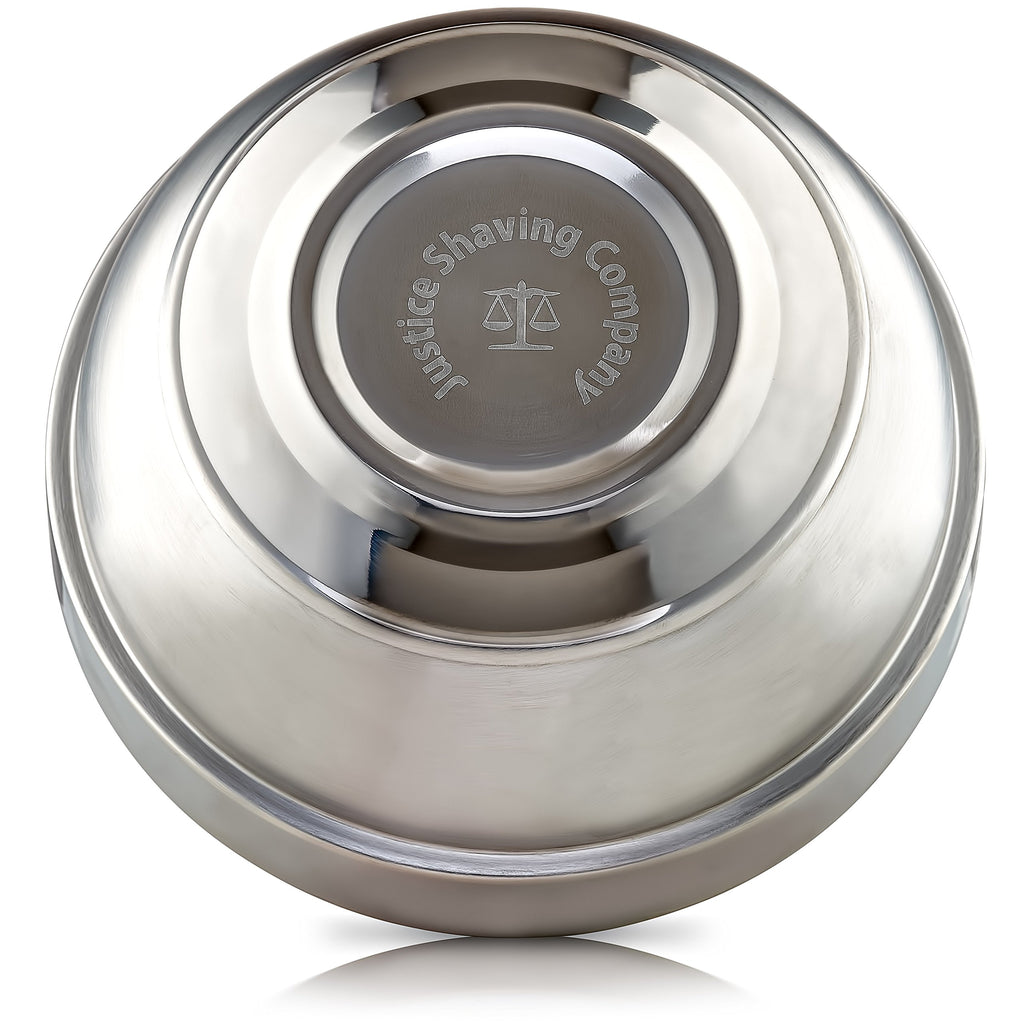 Justice Shaving Company Shave Bowl - Dual Layer Stainless Steel
