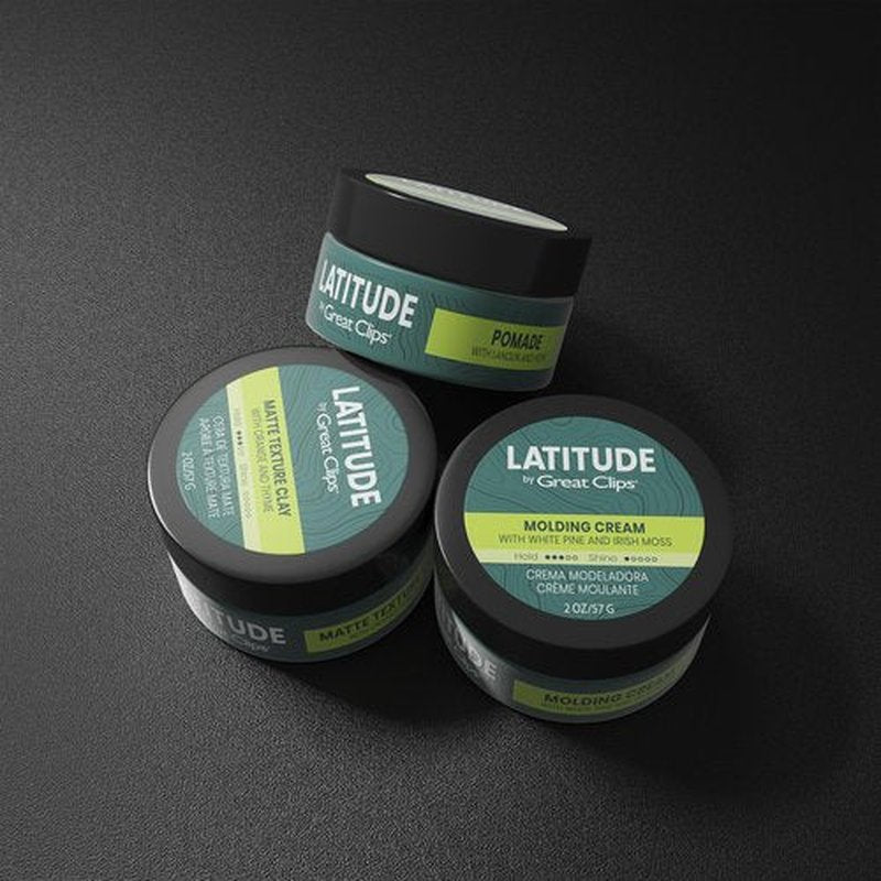 GREAT CLIPS LATITUDE Matte Texture Clay | Hair Gel for Men | Medium Hold + No Shine | 2oz | Packaging May Vary