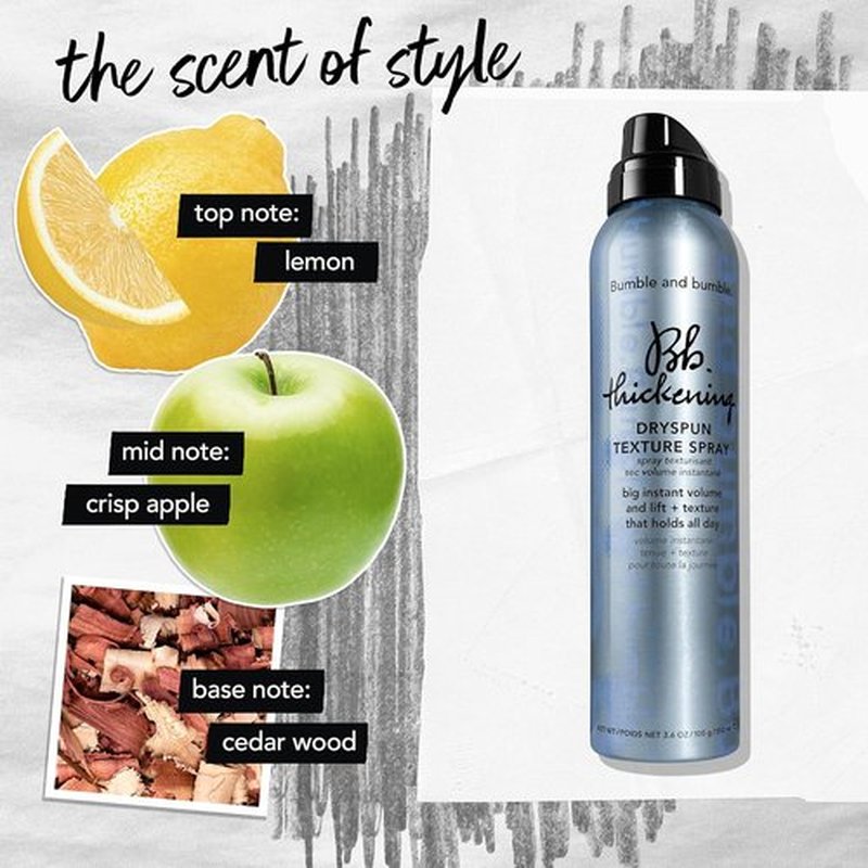 Bumble and bumble. Thickening Dryspun Texture Spray - Lightweight Hair Volume Spray for Fine to Medium Hair
