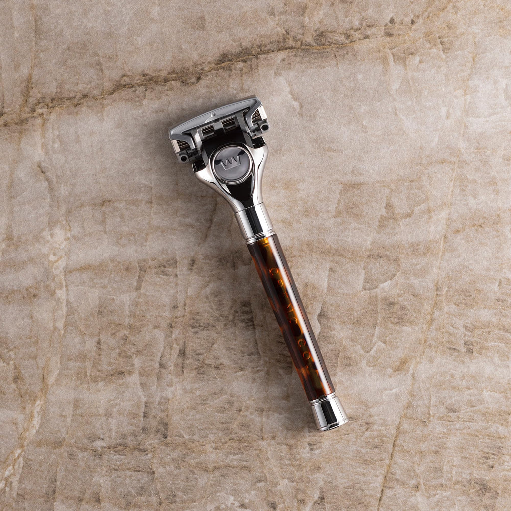 Cremo Astonishingly Superior Tortoise Shell (Horn) Razor Kit (Packaging May Vary)