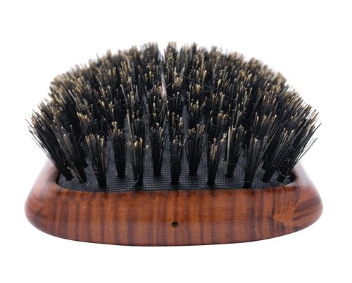 Spornette Deville Cushion Paddle Brush - Boar Bristle Hair Brush for Smoothing & Detangling | All Hair Types