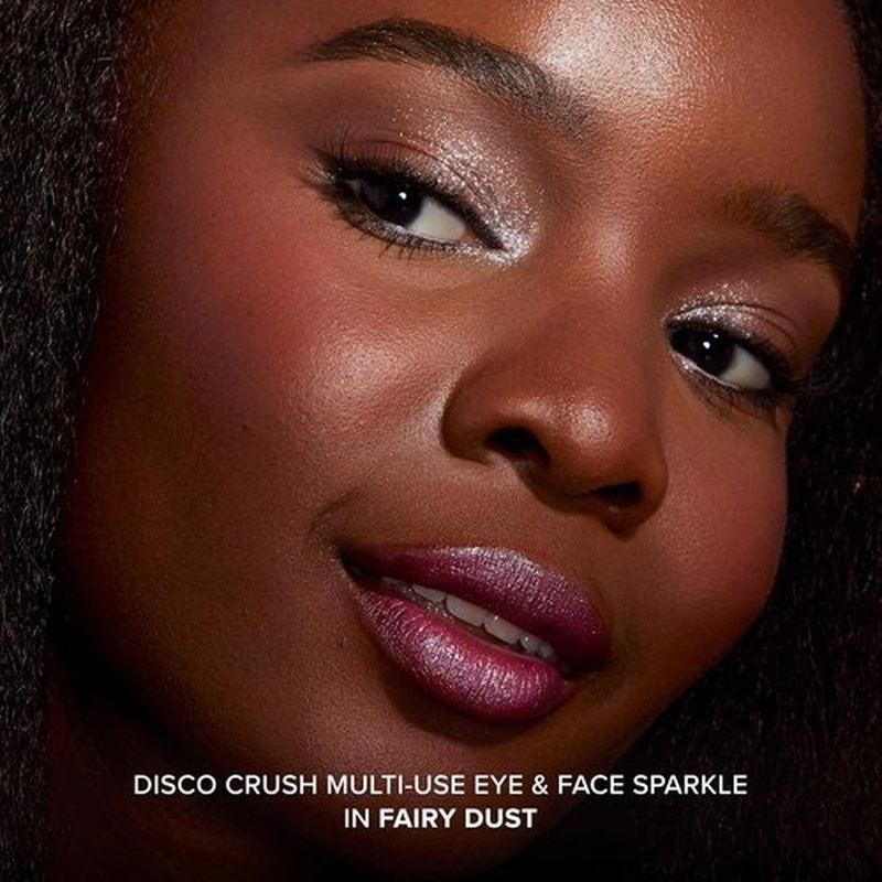 Too Faced Disco Crush Glitter - Multi-Use Eye & Face Sparkle | Creamy Iridescent Multichrome, 0.05 Ounce