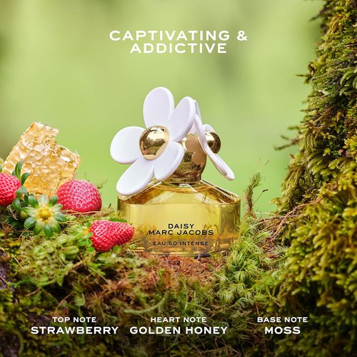Marc Jacobs Daisy Eau So Intense Eau de Parfum - Radiant Floral Women's Fragrance with Strawberry & Honey Notes