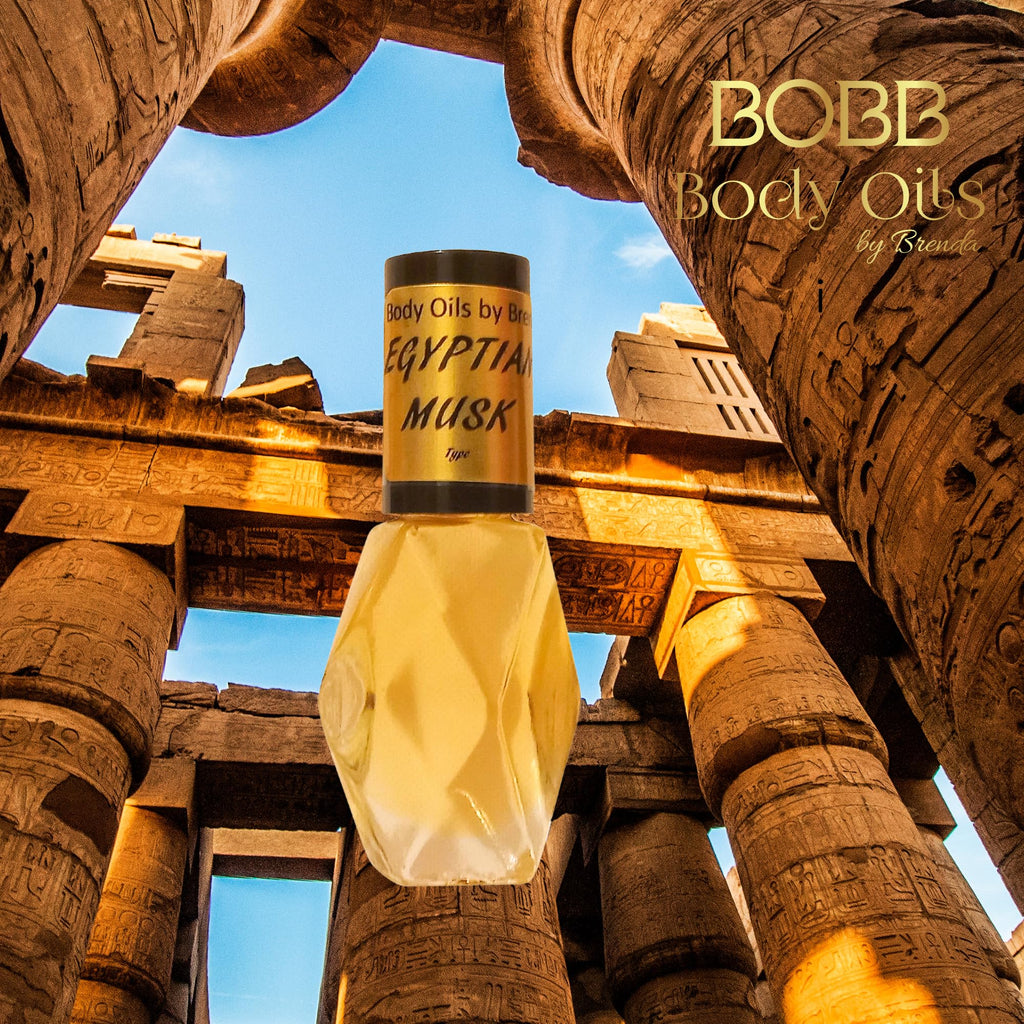 Body Oils by Brenda Egyptian Musk Body Oil, Pure Thick Uncut Authentic Original Fragrance, Unisex, All-Natural Classic Concentrated Scent (Egyptian Musk, 1/4 oz.)