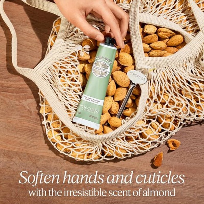 L’Occitane Almond Hand Cream - Hydrating & Nourishing Formula for Soft, Moisturized Skin | Vegan & Fast-Absorbing